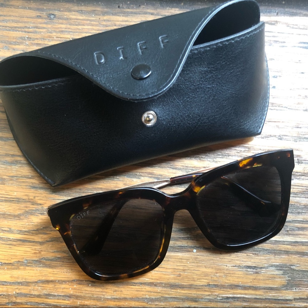 DIFF sunglasses - Bella Tortoise